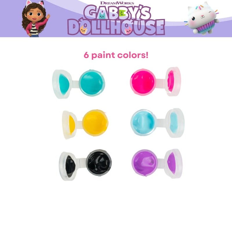 Innovative Designs Gabbys Dollhouse DIY Paint Your Own Figurines Arts and Crafts Set for Girls - Image 3